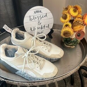 Stella McCartney Cream and Gray Sneakers